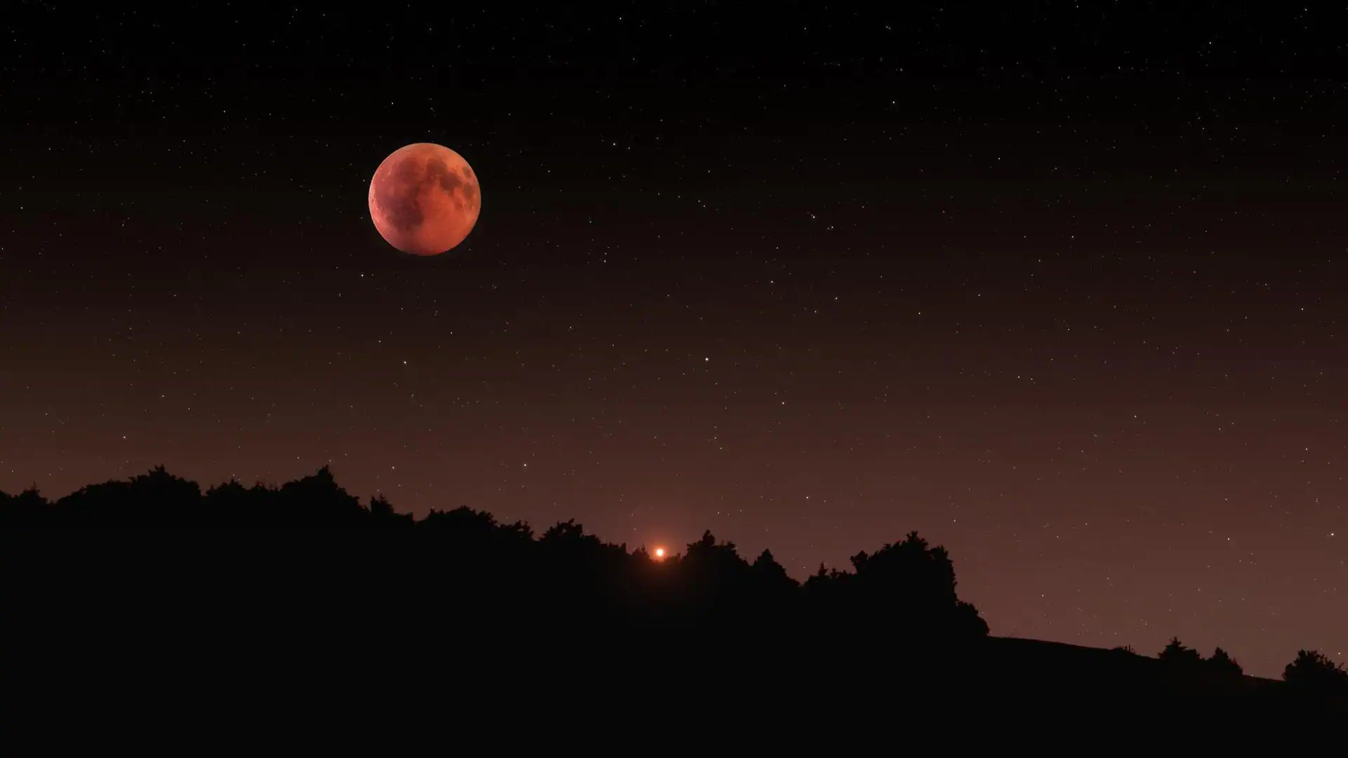 A Night to Remember: Total Lunar Eclipse Over Cameroon