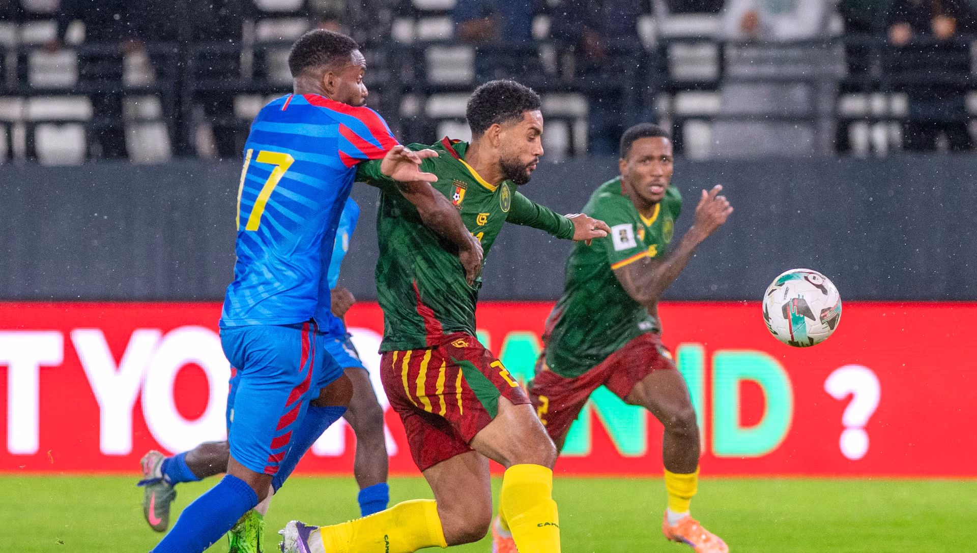 RD Congo Ends Cameroon’s World Cup Hopes with a Late Strike