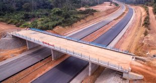Yaoundé-Douala highway phase 1 construction in Cameroon 98% complete