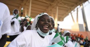 Nigerian female refugees attend AFCON match in Cameroon