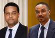 Frank Hertz (G) et Frank Biya (D)