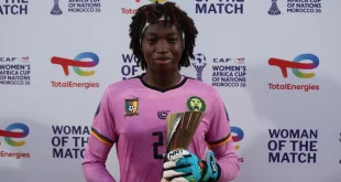 Michaely Bihina Stands Tall as Cameroon Stun Morocco to Reach WAFCON Final